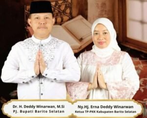 Pj Bupati Barsel Gelar Open House Hari Pertama Lebaran