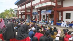 Senam Santri Warnai Tahun Baru Islam, Pemkab Barsel Dorong Gaya Hidup Sehat dan Religius