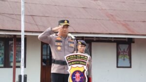 Kapolres Barsel Pimpin Upacara Kenaikan Pangkat, 19 Personel Terima Penghargaan