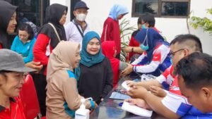 TP PKK Barsel Gelar Senam Lansia dan Pemeriksaan Kesehatan Gratis di Buntok